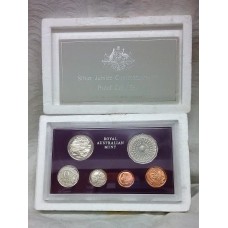 AUSTRALIA 1977 . PROOF SET . SILVER JUBILEE